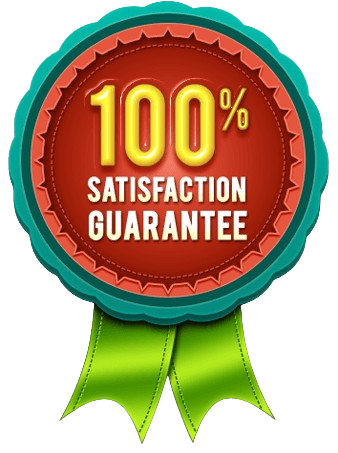 100% satisfaction guarantee