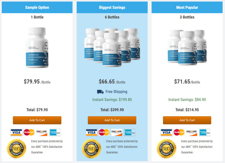 Advanced Mitochondrial Formula price