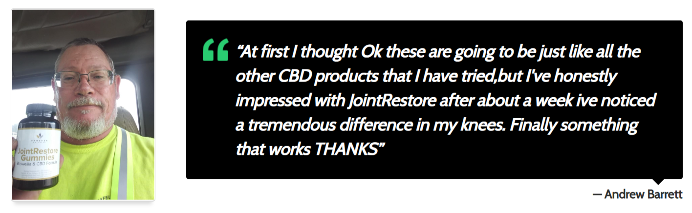 Joint Restore Gummies customer reviews